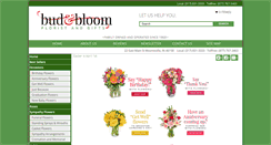 Desktop Screenshot of budandbloomflorists.com